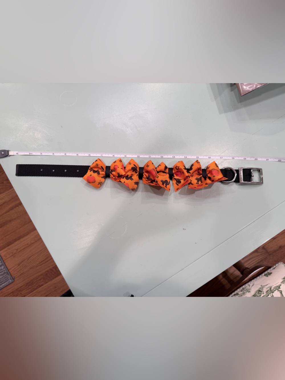 Halloween Bow Dog Collar
